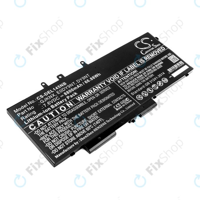 Baterija za Dell Latitude 14 5490, Latitude 14 5491, 8800mAh, Li-Ion, 7.6V, 00JWGP, HQ