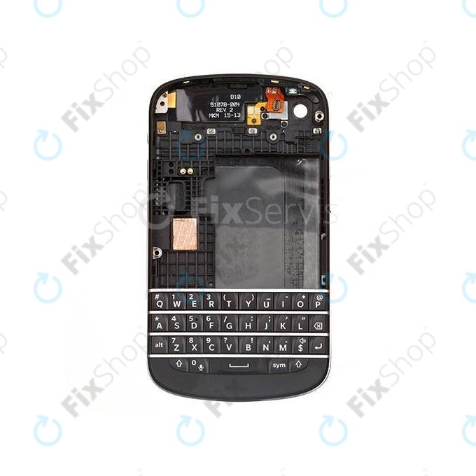 Blackberry Q10 - LCD zaslon + zaslon osjetljiv na dodir + okvir (White) TFT