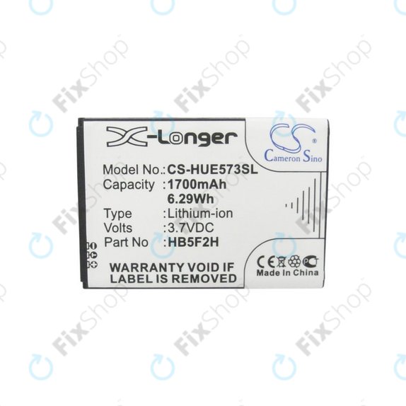 Baterija za Huawei E5330, 1700mAh, Li-Ion, 3.7V, HB5F2H, HQ