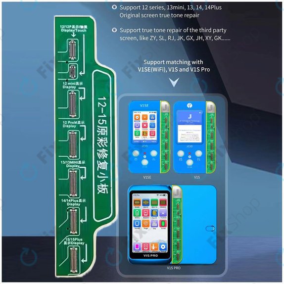 JC V1S, V1SE - LCD ploča za iPhone 12-series, 13 mini, 13, 14, 14 Plus (najnovija verzija 2023)