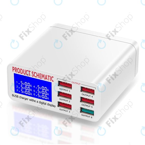Product Schematic 896 - USB stanica za punjenje s USB 3.0