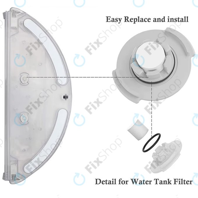 Xiaomi Roborock S5, S6, S6 Pure, Mijia 1S, Xiaowa E2 - Spremnik za vodu