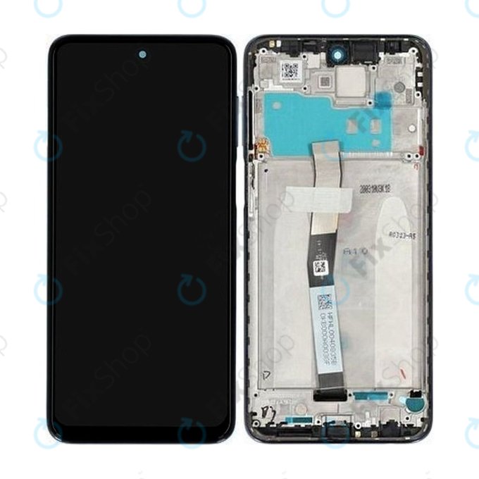 Xiaomi Redmi Note 9 Pro - LCD zaslon + zaslon osjetljiv na dodir + okvir (Glacier White) - 560002J6B200 Originalni servisni paket