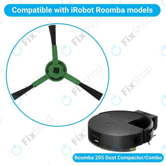 Bočna četka, 2 kom za iRobot Roomba 205 Dust Compactor, Dust Compactor Combo