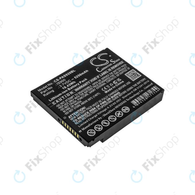 Baterija za Pax A920, A920c, 5250mAh, Li-Ion, 3.7V, IS900, HQ