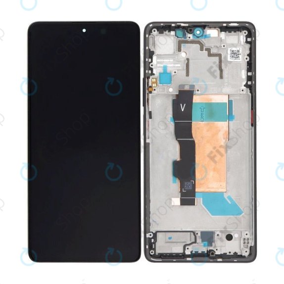 Xiaomi Poco F5 23049PCD8G, 23049PCD8I - LCD zaslon + zaslon osjetljiv na dodir + okvir (Black) OLED