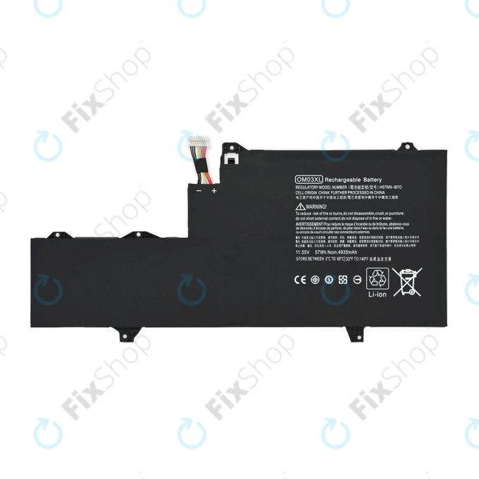HP EliteBook x360 1030 G2 - Baterija OM03XL 4935mAh - 77052513 Genuine Service Pack