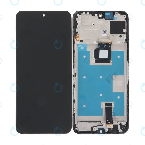 Honor X7b - LCD zaslon + zaslon osjetljiv na dodir + okvir (Midnight Black) TFT