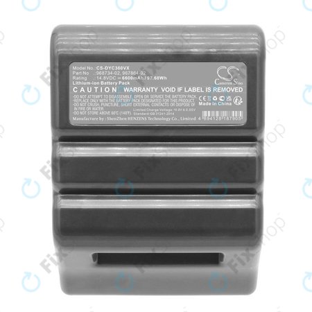 Dyson 360 Vis Nav, Heurist (2020) - Baterija 968734-02, 967864-02 Li-Ion 14.8V 6600mAh HQ