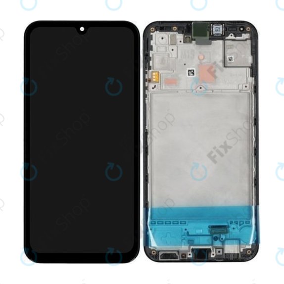 Samsung Galaxy M15 M156B - LCD zaslon + zaslon osjetljiv na dodir + okvir (Grey) - GH82-34683A Genuine Service Pack