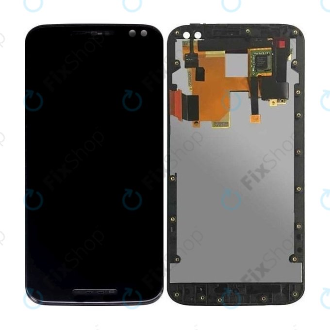 Motorola Moto X Style XT1572 - LCD zaslon + zaslon osjetljiv na dodir + okvir (Black) TFT