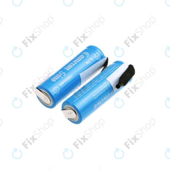 Baterija 14430 s montažnim pločicama, 650mAh, Li-Ion, 3.7V, HQ