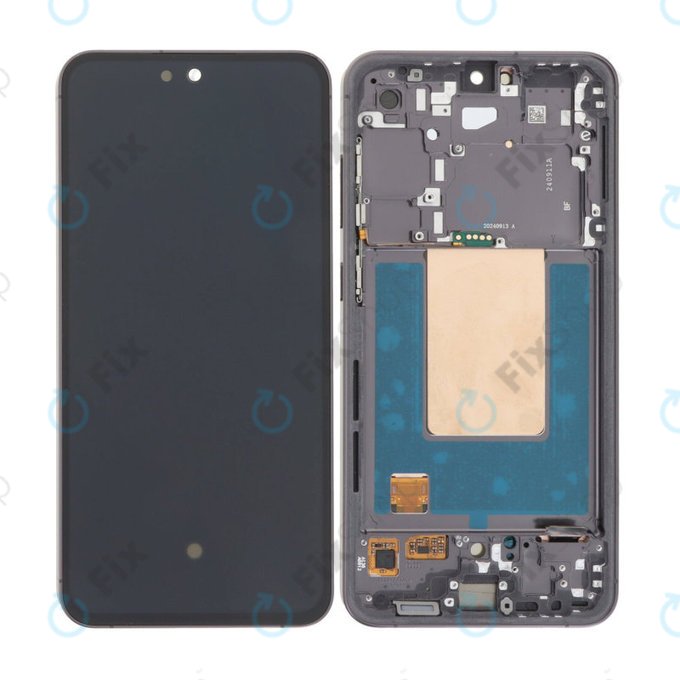 Samsung Galaxy S24 FE S721B - LCD zaslon + zaslon osjetljiv na dodir + okvir (Graphite) OLED