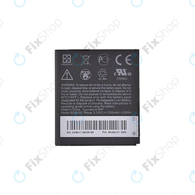 HTC Desire HD - Baterija BD26100 1230mAh - 35H00141-02M