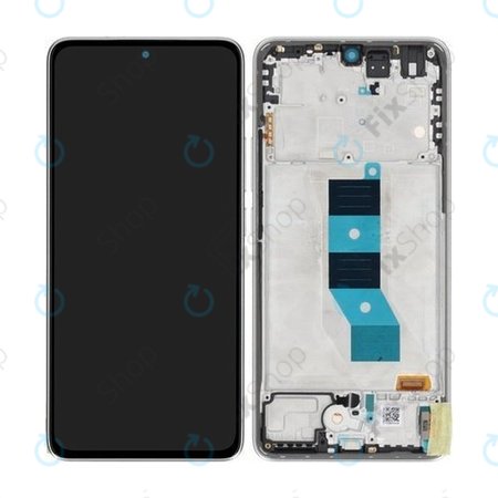 Xiaomi Poco M7 Pro 5G - LCD zaslon + zaslon osjetljiv na dodir + okvir (Silver) - 5600070O17P00 Genuine Service Pack
