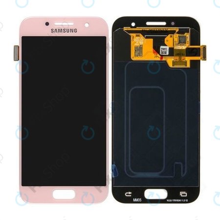 Samsung Galaxy A3 A320F (2017) - LCD zaslon + zaslon osjetljiv na dodir (peach cloud) - GH97-19732D, GH97-19753D originalni servisni paket