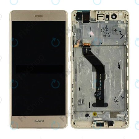 Huawei P9 Lite - LCD zaslon + zaslon osjetljiv na dodir + okvir (Gold) TFT