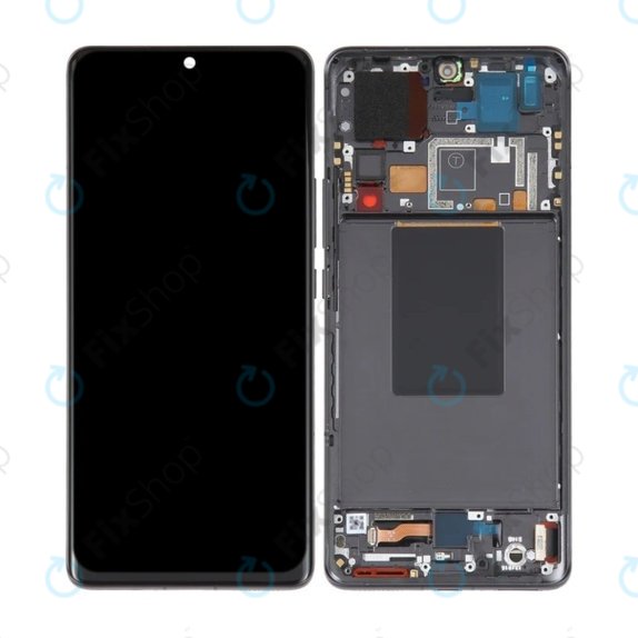 Xiaomi 12 Pro 2201122C 2201122G - LCD zaslon + zaslon osjetljiv na dodir + okvir (Black) OLED