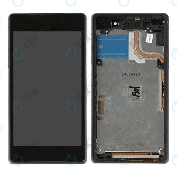 Sony Xperia Z2 D6503 - LCD zaslon + zaslon osjetljiv na dodir + okvir (Black) TFT