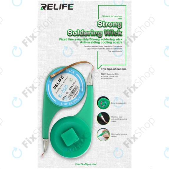 Relife RL-1520 - Snažan fitilj za lemljenje (1,5 mm)