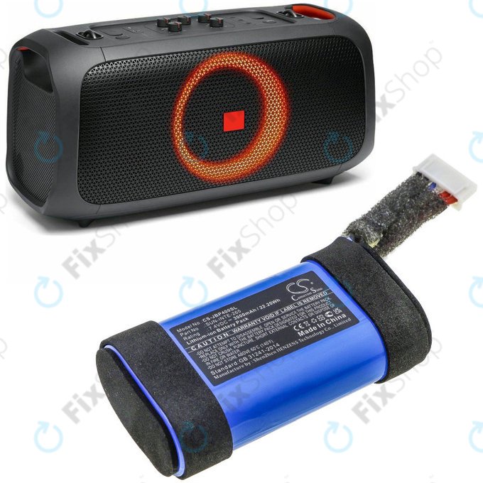 Baterija za JBL PartyBox On-The-Go, 3000mAh, Li-Ion, 7.4V, SUN-INTE-265, HQ