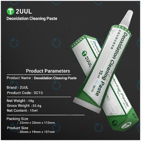 Deoksidacijska pasta za regeneraciju vrhova lemila, 2UUL SC15, 15ml