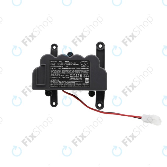 Baterija za Hoover ATV324LD 1011, UNP324RM 1001, 2500mAh, Li-Ion, 32.4V, 48019919, HQ