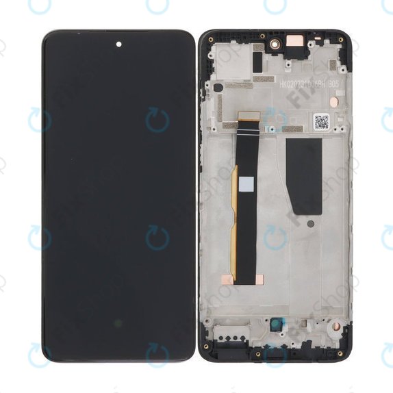 Motorola Moto G84 XT2347 - LCD zaslon + zaslon osjetljiv na dodir + okvir (Black) TFT