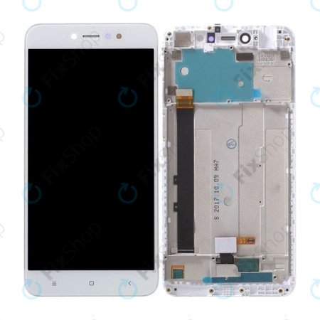 Xiaomi Redmi Note 5A 32GB, 64GB - LCD zaslon + zaslon osjetljiv na dodir + okvir (White) TFT