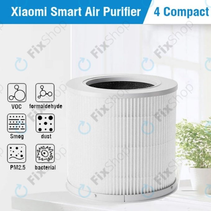 Xiaomi Smart Air Purifier 4 Compact - HEPA filter (Aktivni ugljen) (White)