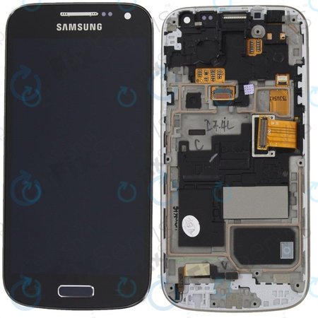 Samsung Galaxy S4 Mini Value I915i - LCD zaslon + zaslon osjetljiv na dodir + okvir (Crna magla) - GH97-16992C Originalni servisni paket