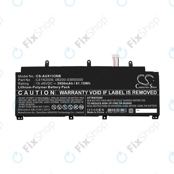 Baterija za Asus ROG Flow X13 GV301QE-K6008, 3950mAh, Li-Pol, 15.48V, C41N2009, HQ