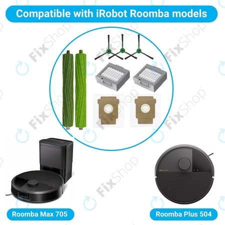 iRobot Roomba Max 705, Plus 504 - Kompletan set
