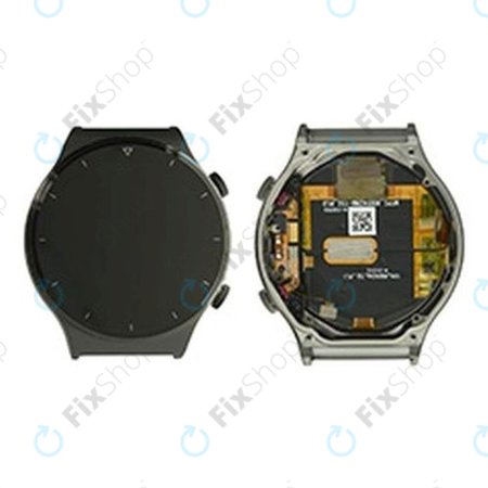Huawei Watch GT 2 Pro Vidar-B19 - LCD zaslon + zaslon osjetljiv na dodir + okvir (Night Black) - 02353VUA Genuine Service Pack