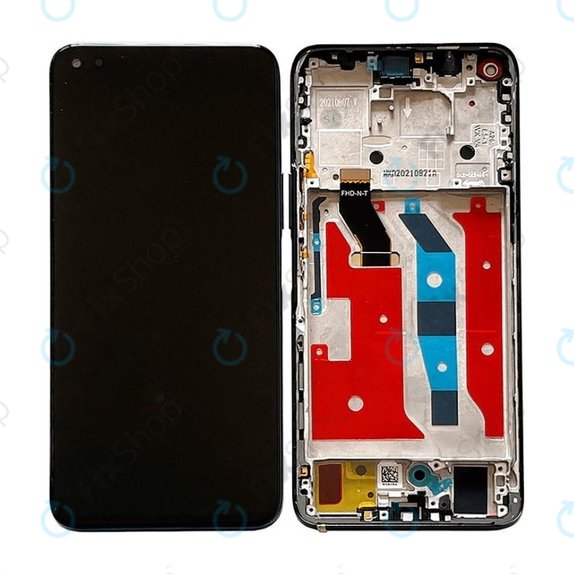 Honor 50 Lite - LCD zaslon + zaslon osjetljiv na dodir + okvir (Midnight Black) TFT
