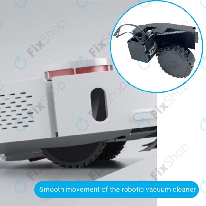 Roidmi EVE Plus - Kotač s motorom (lijevo) (Crna)