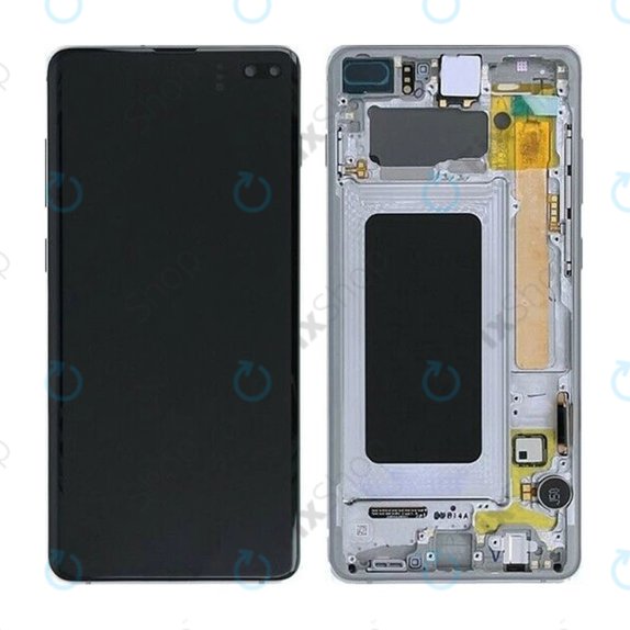 Samsung Galaxy S10 Plus G975F - LCD zaslon + zaslon osjetljiv na dodir + okvir (Prism Black) TFT