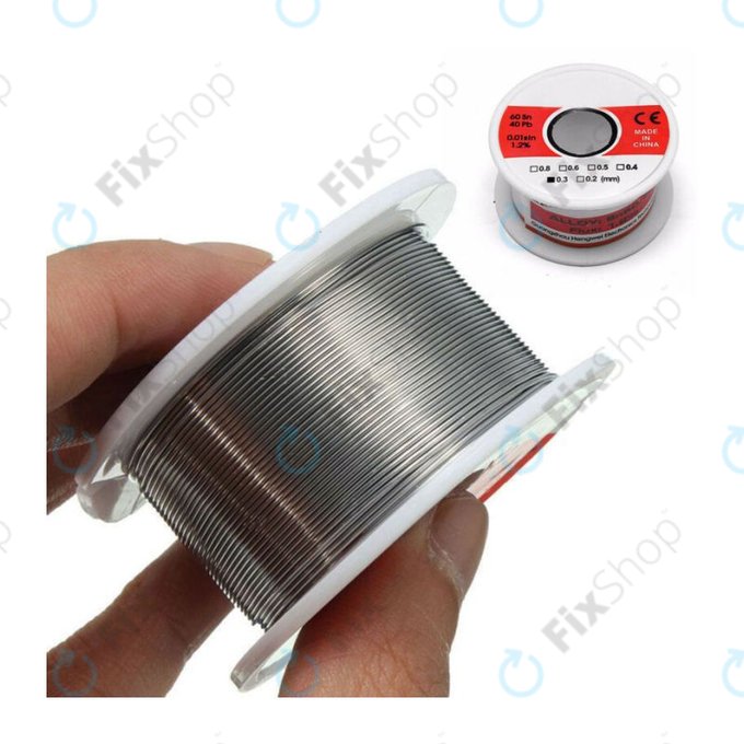 Kaisi - žica za lemljenje za precizne radove zavarivanja Sn/Pb - 0,3 mm (50 g)