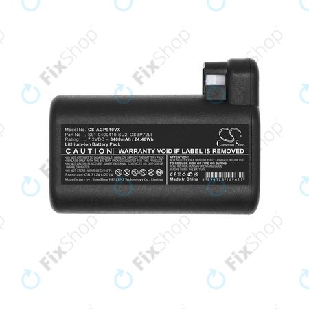 AEG RX-serija, Electrolux E, P-serija - Baterija S91-0400410-SU2, OSBP72LI, OSBP72LI25 3400mAh HQ
