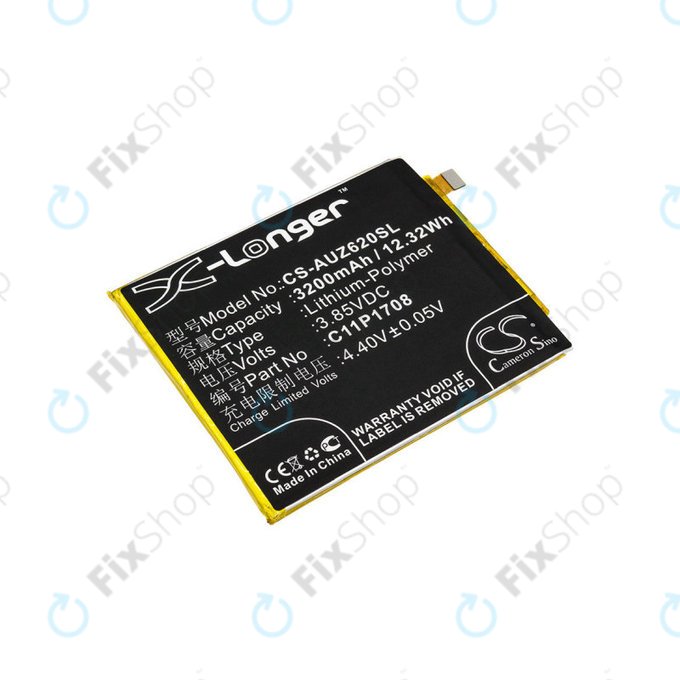Baterija za Asus Zenfone 5 ZE620KL, 3200mAh, Li-Pol, 3.85 V, C11P1708, HQ