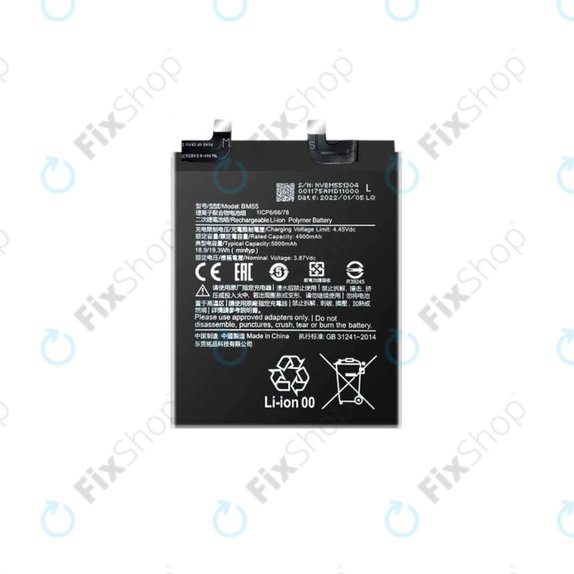 Xiaomi Mi 11 Ultra - Baterija BM55 4500mAh
