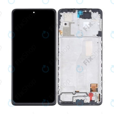 Xiaomi Redmi Note 10 Pro - LCD zaslon + zaslon osjetljiv na dodir + okvir (crni) OLED