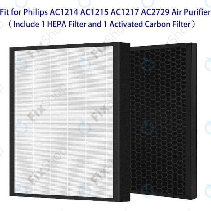 Philips 1000-series, 1000i-series, AC1214, AC1215, AC1217 - Set filtera (HEPA + Aktivni ugljen)