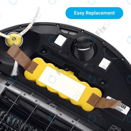 iRobot Roomba 500, 600, 700, 800, 900-series, R3, Scooba 450, Vileda 137173 - Baterija 11702, GD-Roomba-500, VAC-500NMH-33 Ni-MH 14.4V 3300mAh