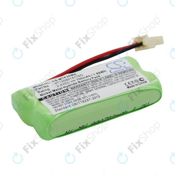 Baterija za Motorola MBP20, 700mAh, Ni-MH, 2.4V, VT1208014770G, HQ