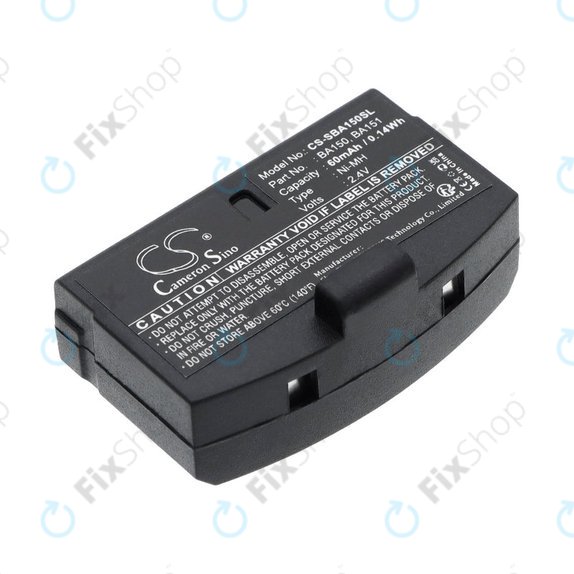 Baterija za Sennheiser, 60mAh, Ni-MH, 2.4V, BA150, HQ