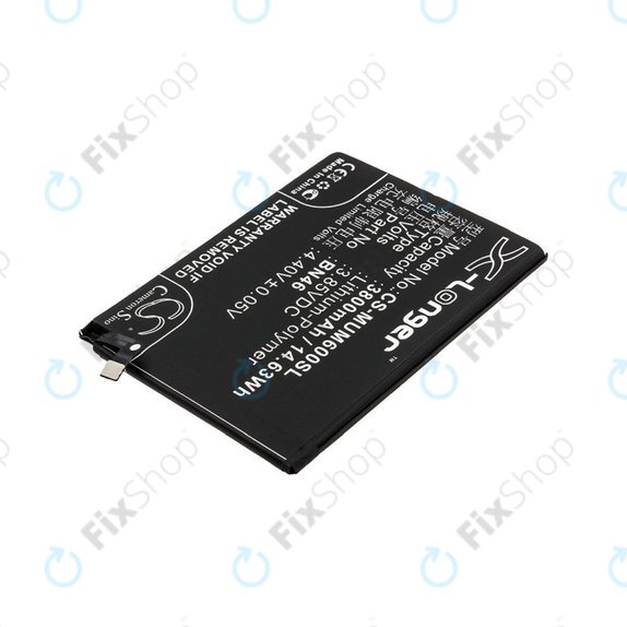 Baterija za  Xiaomi Redmi Note 8T, 3800mAh, Li-Pol, 3.85 V, BN46, HQ