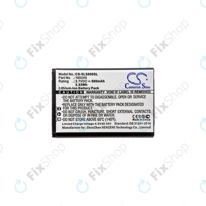 Baterija za Steelseries 61298rx, Siberia 840, 900mAh, Li-Ion, 3.7V, 160240, HQ