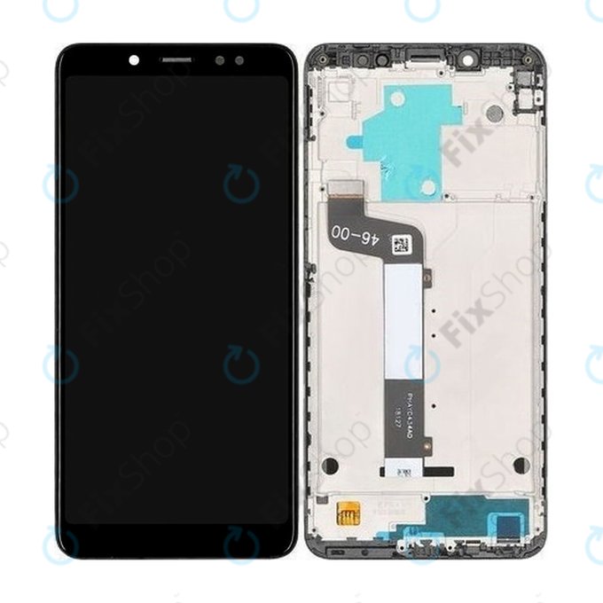 Xiaomi Redmi Note 5 Pro - LCD zaslon + zaslon osjetljiv na dodir + okvir (crni) - 560610027033 Originalni servisni paket