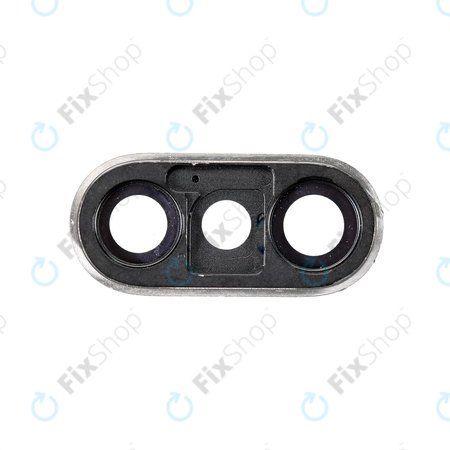 Apple iPhone XS Max - Leća kamere + okvir (Silver)